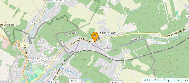 localisation de l'entreprise INDIVISION PATRICE ET CECILE THOLY  SAINT-HILARION