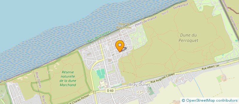 localisation de l'entreprise INDIVISION PATRICIO - MASSE  BRAY-DUNES