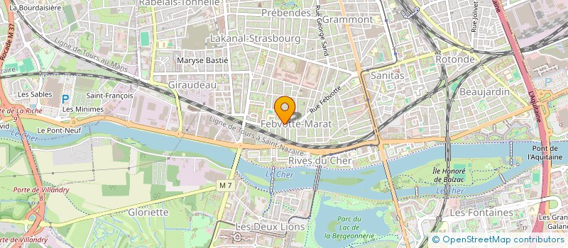 localisation de l'entreprise INDIVISION PATRICK DAN ET JULIE DODE  TOURS