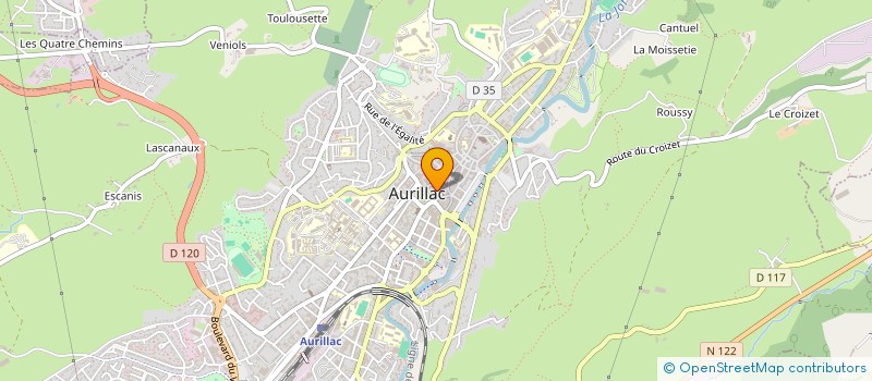 localisation de l'entreprise INDIVISION PATRIER à AURILLAC