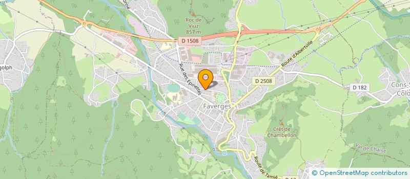 localisation de l'entreprise INDIVISION PATUEL EMILE  FAVERGES-SEYTHENEX