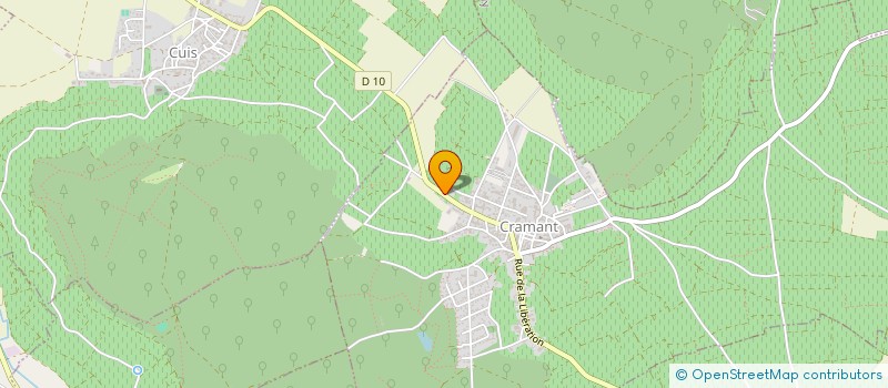 localisation de l'entreprise INDIVISION PATURE DANIEL à CRAMANT