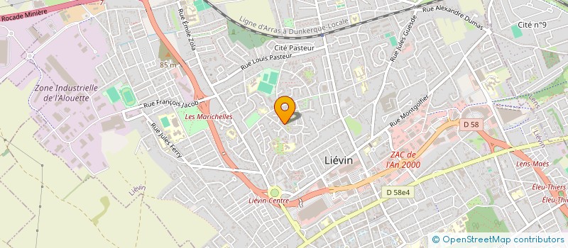 localisation de l'entreprise INDIVISION PAUCOT MOINE  LIEVIN