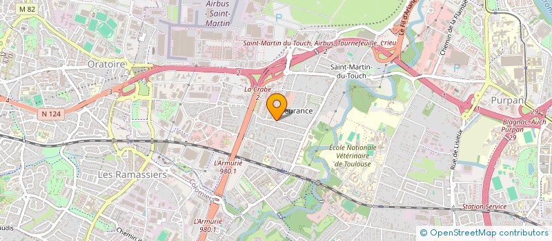 localisation de l'entreprise INDIVISION PAULHAC à TOULOUSE