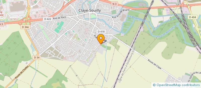 localisation de l'entreprise INDIVISION PAULIK STEPHANE ET DOMINIQUE  CLAYE-SOUILLY