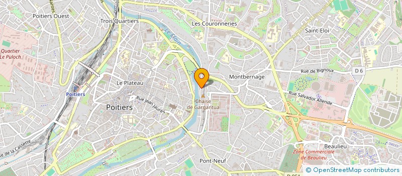 localisation de l'entreprise INDIVISION PAUMAR  POITIERS