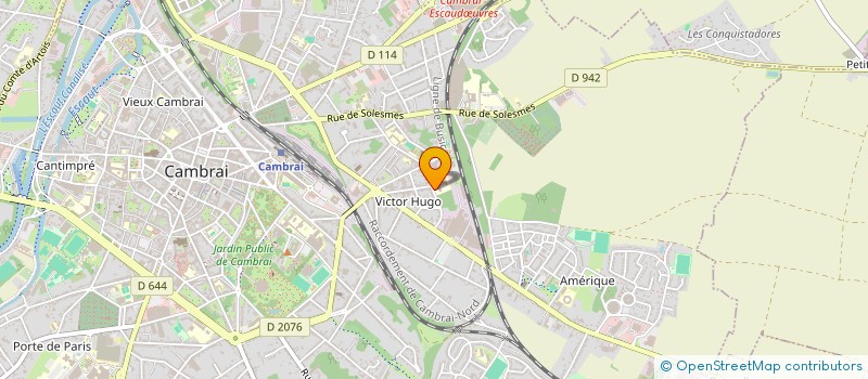 localisation de l'entreprise INDIVISION PAUTARD LE GUERN  CAMBRAI