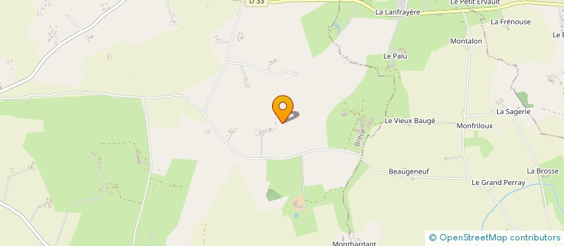 localisation de l'entreprise INDIVISION PAUTONNIER  BRECE