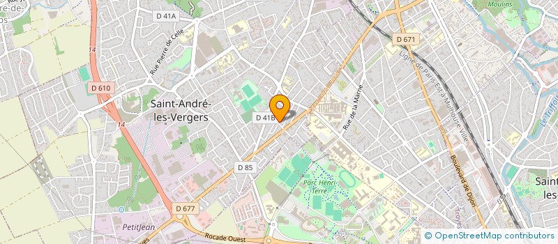 localisation de l'entreprise INDIVISION PAUVERT ALAIN ET CATHERINE  SAINT-ANDRE-LES-VERGERS