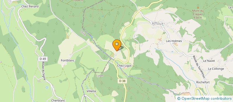 localisation de l'entreprise INDIVISION PAVALLIER BOSIA  JOUX