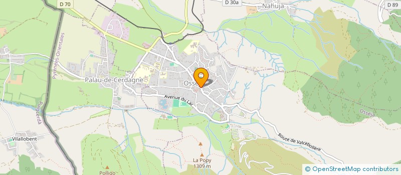 localisation de l'entreprise INDIVISION PAVAN  OSSEJA