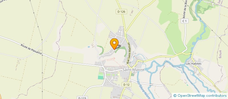 localisation de l'entreprise INDIVISION PAVARD GUILLARD  SAINT-MAXIRE