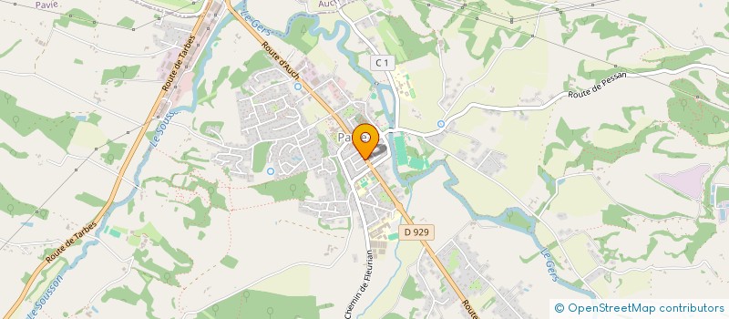 localisation de l'entreprise INDIVISION PAVIE  PAVIE