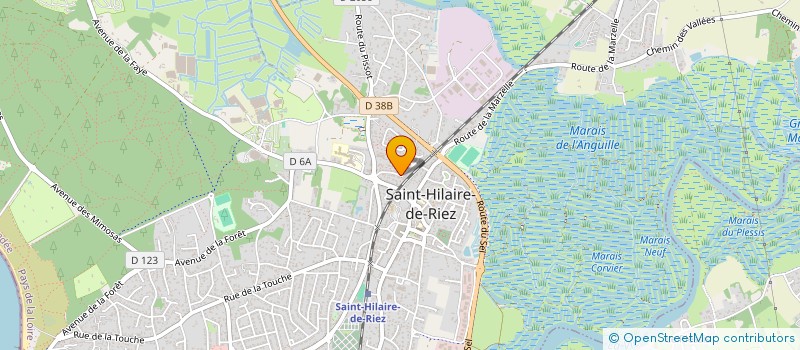 localisation de l'entreprise INDIVISION PAVIN à SAINT-HILAIRE-DE-RIEZ