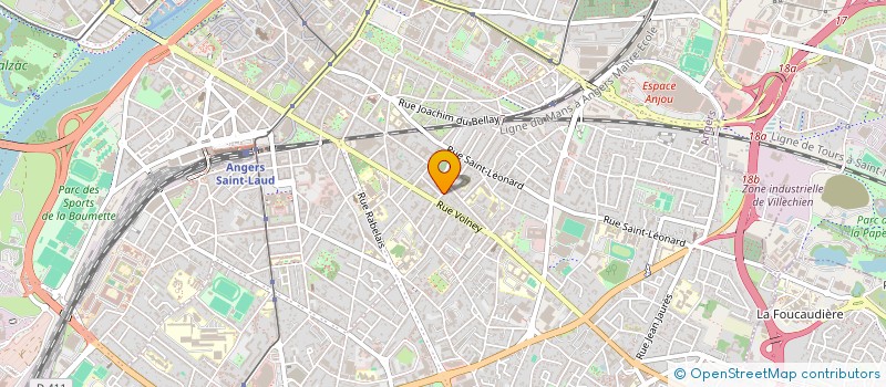 localisation de l'entreprise INDIVISION PAVIS SAUVEE à ANGERS