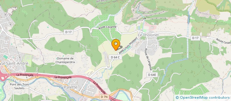 localisation de l'entreprise INDIVISION PAYAN  LE THOLONET