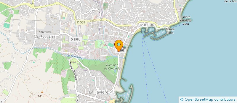 localisation de l'entreprise INDIVISION PAYRAT-DEWEPPE  LE LAVANDOU