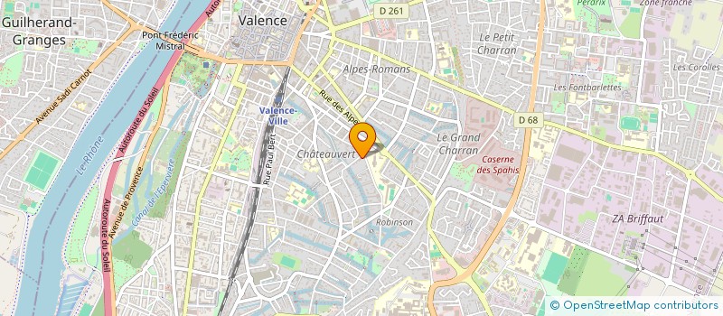 localisation de l'entreprise INDIVISION PAYRE - MILAN à VALENCE