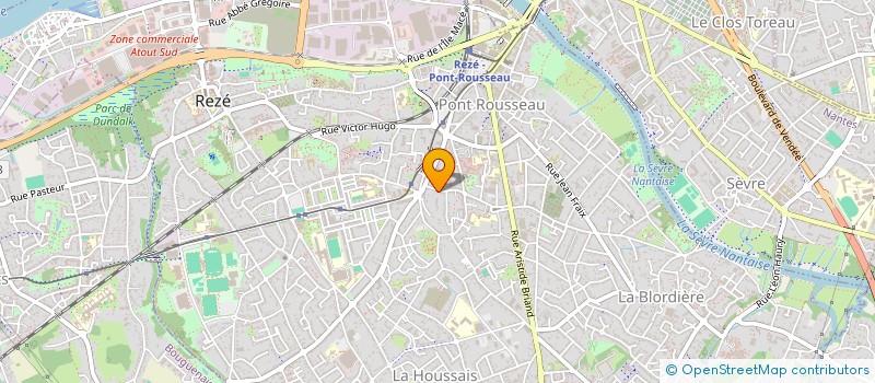 localisation de l'entreprise INDIVISION PEDEAU  REZE