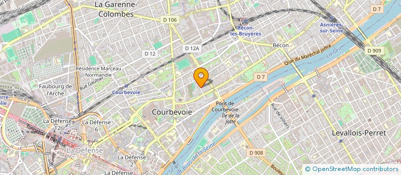 localisation de l'entreprise INDIVISION PEDRINI-WIDER à COURBEVOIE