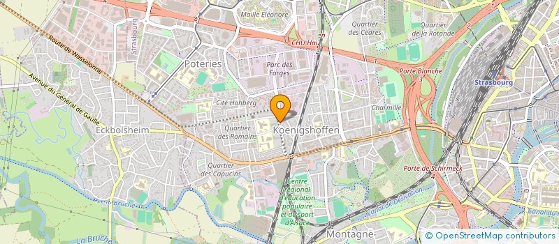 localisation de l'entreprise INDIVISION PELASCINI ET MEHENNI à STRASBOURG