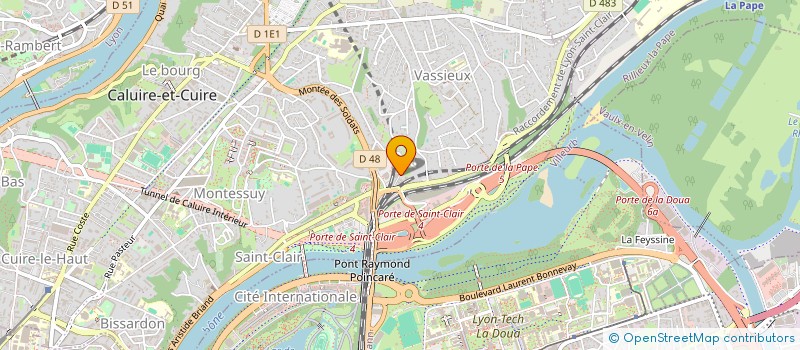 localisation de l'entreprise INDIVISION PELEGE L ET J  CALUIRE-ET-CUIRE