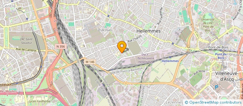 localisation de l'entreprise INDIVISION PELET LELEU  LILLE