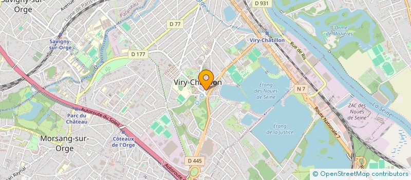 localisation de l'entreprise INDIVISION PELISSERO CAZALS à VIRY-CHATILLON