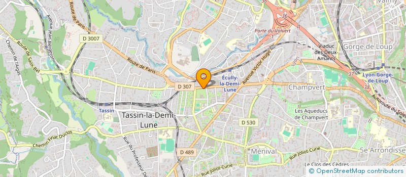 localisation de l'entreprise INDIVISION PELISSIER CHARPENTIER  TASSIN-LA-DEMI-LUNE