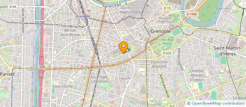localisation de l'entreprise INDIVISION PELISSIER MICHAEL ET CAROLINE  GRENOBLE