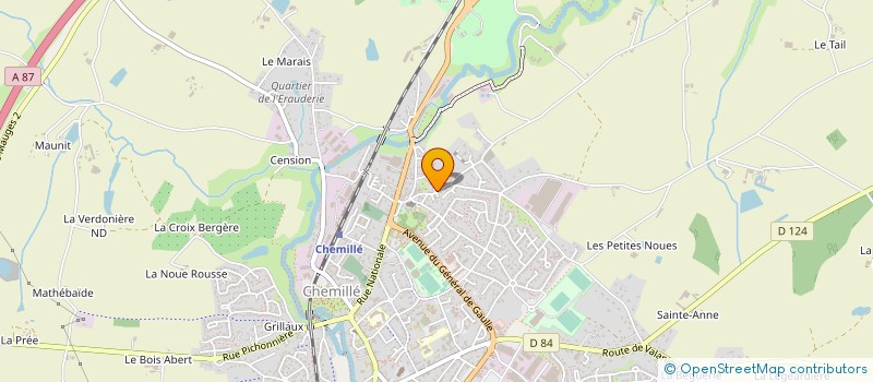 localisation de l'entreprise INDIVISION PELLERIN à CHEMILLE-EN-ANJOU