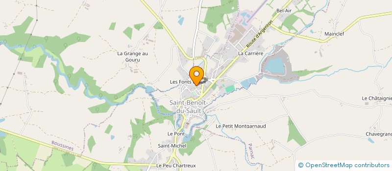 localisation de l'entreprise INDIVISION PELLERIN à SACIERGES-SAINT-MARTIN