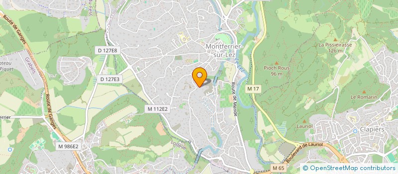 localisation de l'entreprise INDIVISION PELLERIN  MONTFERRIER-SUR-LEZ