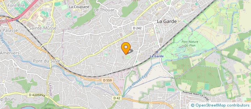 localisation de l'entreprise INDIVISION PELLIET-BERGER B - PELLIET F - VALLEE C ET PELLIET H  LA GARDE