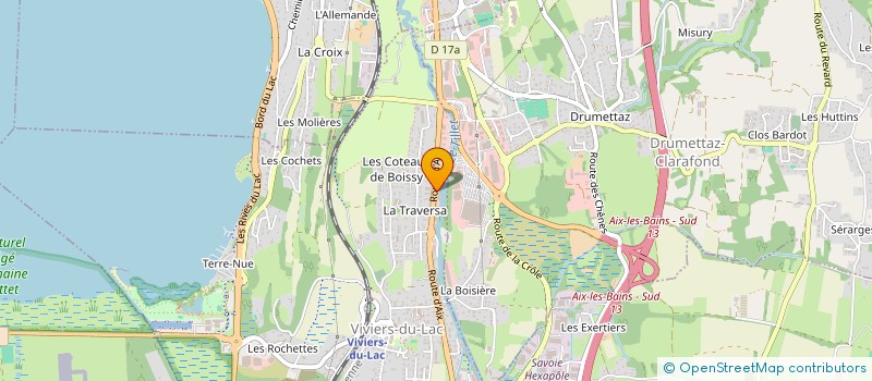 localisation de l'entreprise INDIVISION PELLITTERI  VIVIERS-DU-LAC