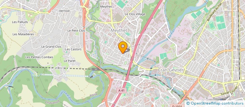 localisation de l'entreprise INDIVISION PELLOUX-MARTIN à ANNECY