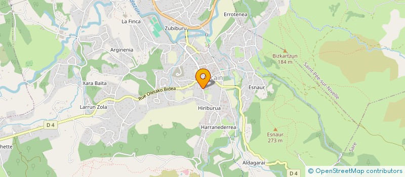 localisation de l'entreprise INDIVISION PELTE ET LARRAMENDY  ASCAIN