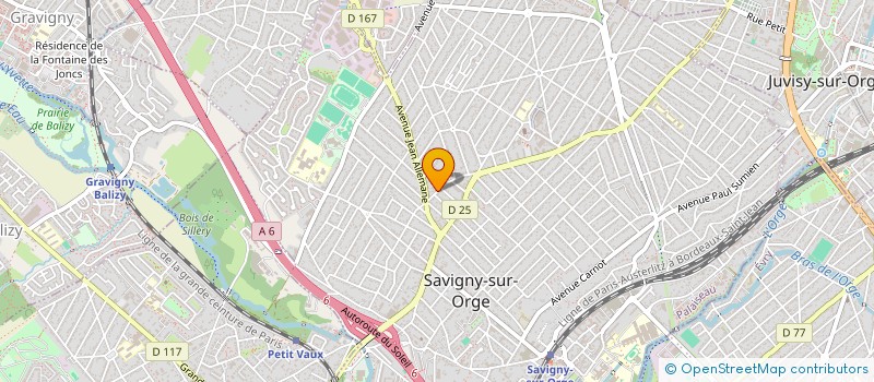 localisation de l'entreprise INDIVISION PELTIER à SAVIGNY-SUR-ORGE