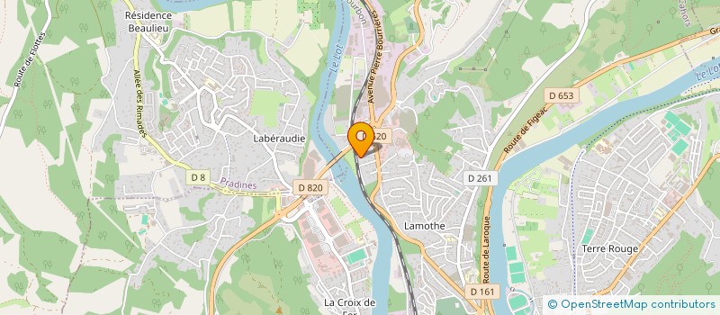 localisation de l'entreprise INDIVISION PELVILLAIN-BOURDARIE  CAHORS