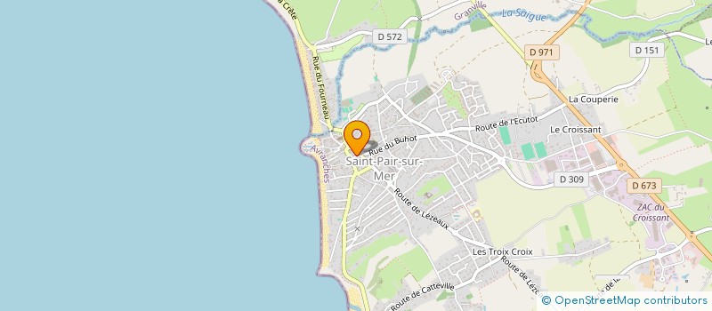 localisation de l'entreprise INDIVISION PENHA - LAUNAY  SAINT-PAIR-SUR-MER