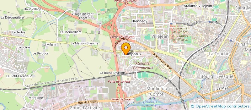 localisation de l'entreprise INDIVISION PENICHOT YANN ET CHAZAL KRISTEL  RENNES