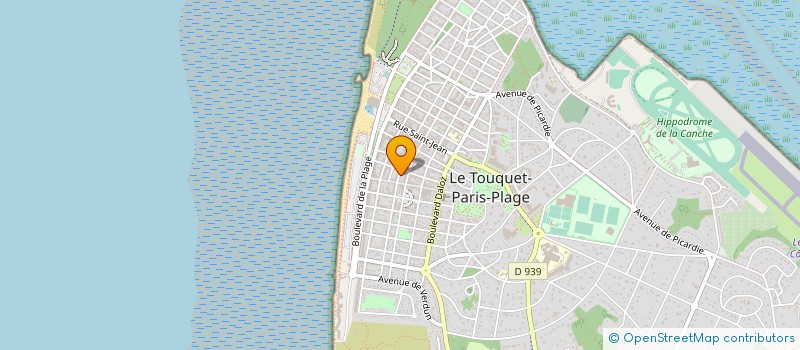 localisation de l'entreprise INDIVISION PENTIER à LE TOUQUET-PARIS-PLAGE