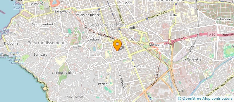 localisation de l'entreprise INDIVISION PENVERNE VRBA à MARSEILLE