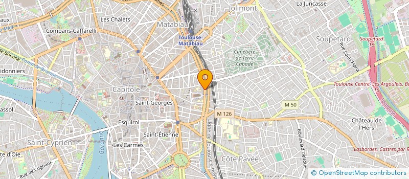 localisation de l'entreprise INDIVISION PEQUIGNOT / BEDU à TOULOUSE