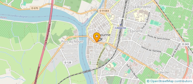 localisation de l'entreprise INDIVISION PERAIRE à LIBOURNE