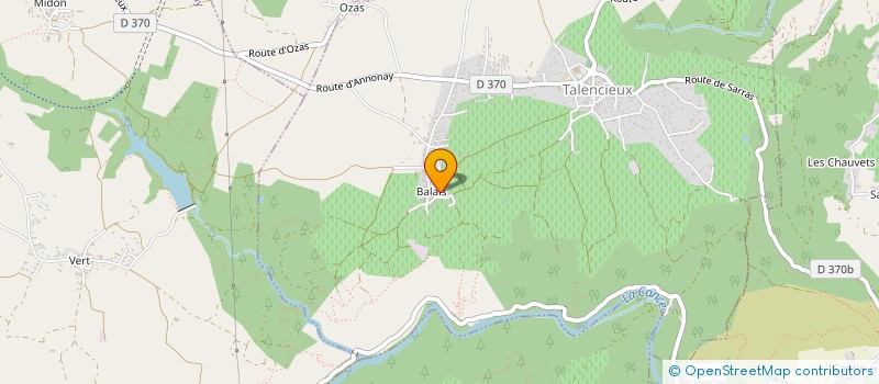 localisation de l'entreprise INDIVISION PEREIRA-COUIX  TALENCIEUX