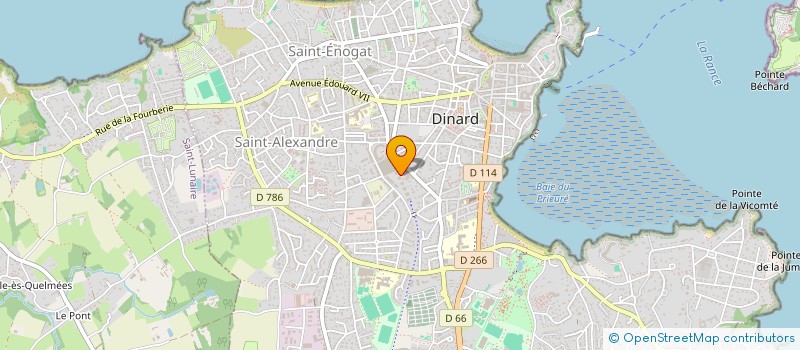 localisation de l'entreprise INDIVISION PERETTI  DINARD