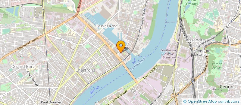 localisation de l'entreprise INDIVISION PEREZ MADRIGAL AGUERO LAFORA  BORDEAUX