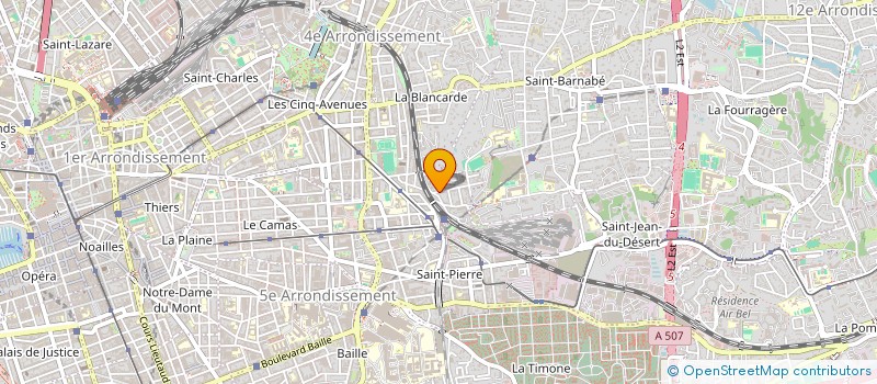 localisation de l'entreprise INDIVISION PEREZ THONG  MARSEILLE