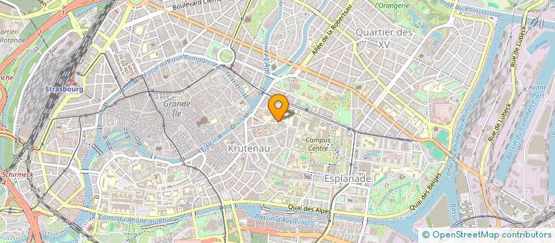 localisation de l'entreprise INDIVISION PERLONGO - THOUVENIN  STRASBOURG